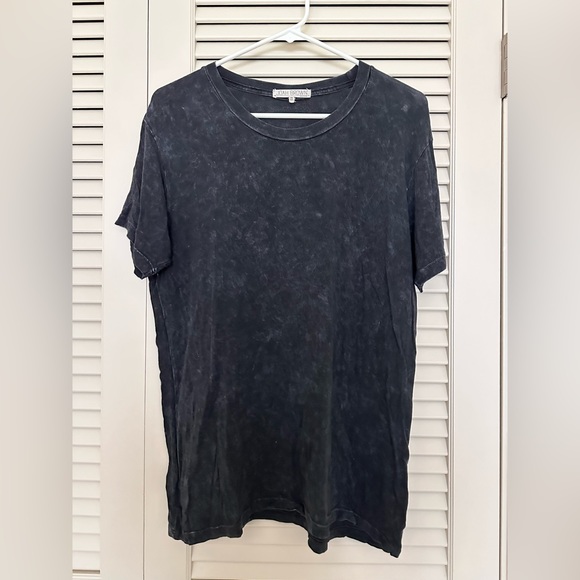 Joah Brown Tops - Joah Brown Distressed Gray Tshirt